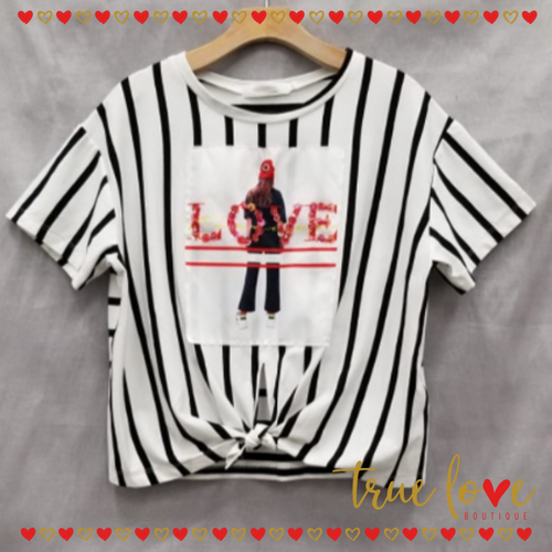 Fashion Graphic Top Love