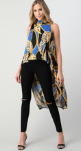 Chain Animal Print Tunic Top