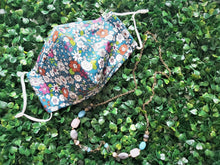 Mascarilla de Flores Azul