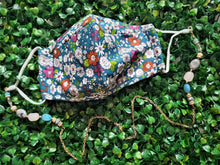 Mascarilla de Flores Azul