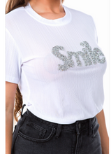 Smile Metallic Top