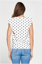 Muscle Polka Dot Top