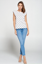 Muscle Polka Dot Top