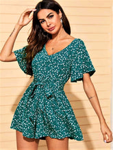 Teel Floral Rumper