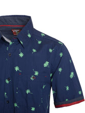 Men Navy Palm