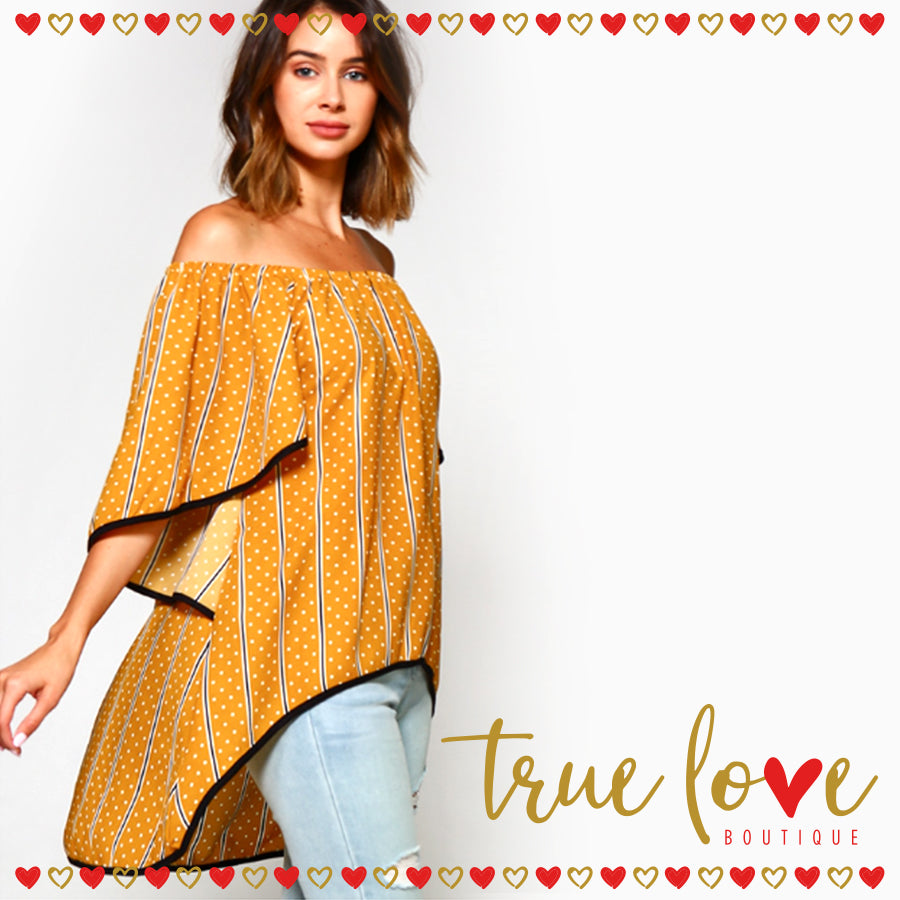 Mustard Tunic Top